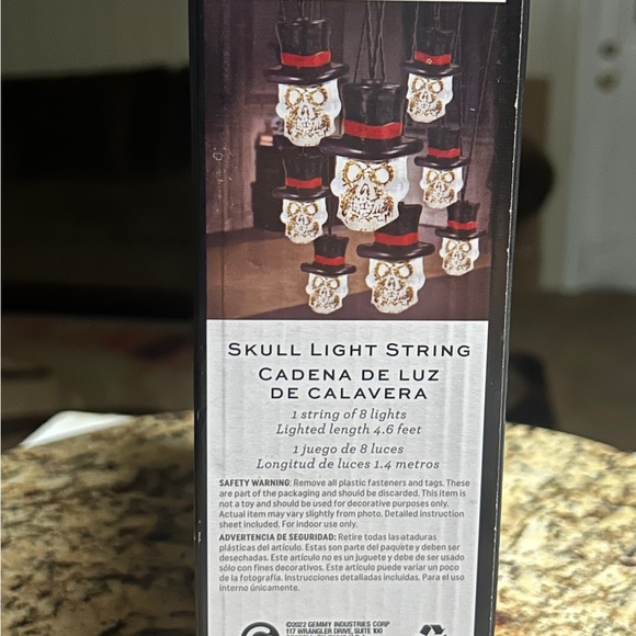 Gemmy • 2022 • Spooky Moods • LED Lightshow • Skeleton Light String • New W/ Box - Picture 9 of 10